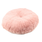 Gamma Лежанка-матрас для животных круглая "Перина" M, розовая, 500*500*70мм