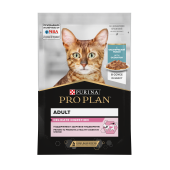 Pro Plan Delicate Digestion, влажный корм для кошек с чувствительным пищеварением с океанической рыбой в соусе, 85 г