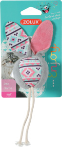 Zolux Игрушка для кошек с кошачьей мятой "Мяч талисман", серый
