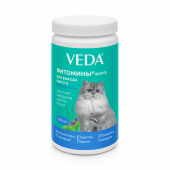 VEDA Фитомины Форте для вывода шерсти кошкам, 200 таб. 