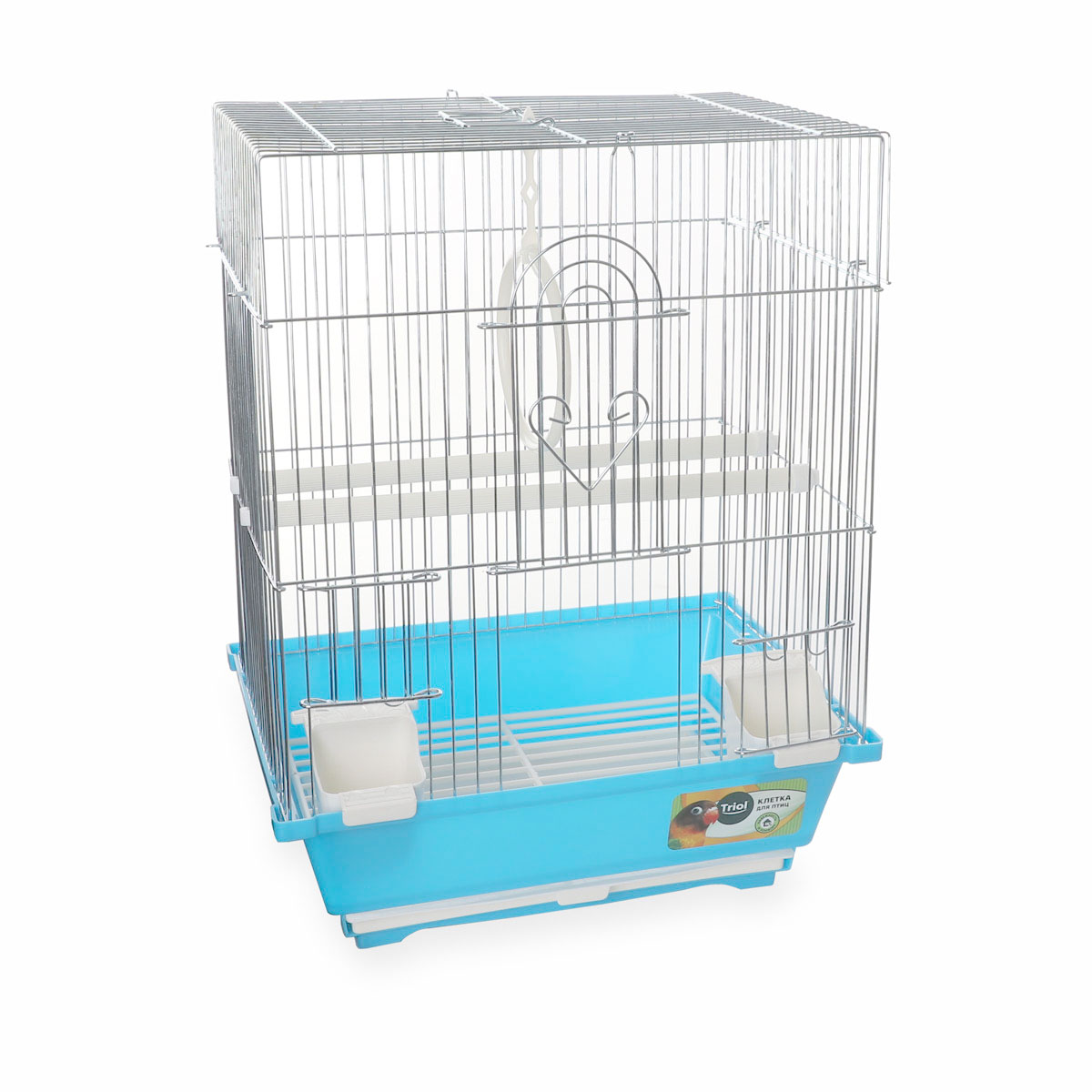 Triol Клетка 2105Z для птиц, цинк, 300*230*390мм