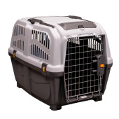 MPS Переноска SKUDO 4 с металлической дверцей с замком серая 68х48х51h см