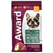 AWARD Сухой корм HYPO для взрослых собак всех пород со свининой с добавлением брусники, груши и розмарина