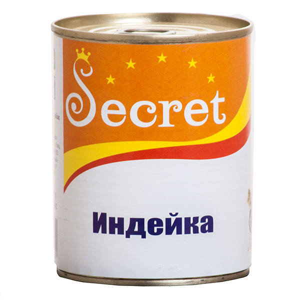 Secret Консервы для собак индейка, 850 г