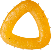 INDIGO Игрушка для собак "Треугольник" с кукурузным волокном 7*7 см