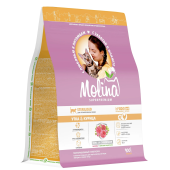 Molina STERILISED. DUCK & CHICKEN, Сухой корм с уткой и курицей для взрослых стерилизованных кошек,