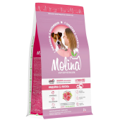 Molina Adult Sensitive. Сухой корм с индейкой и лососем для взрослых собак всех пород с чувствительным пищеварением, 