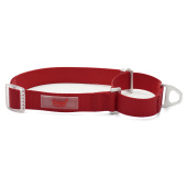 Triol Ошейник-мартингейл (полуудавка) нейлоновый "Стандарт" красный, 