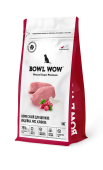 BOWL WOW Корм сухой для щенков средних пород собак с индейкой, рисом и добавлением клюквы, 5 кг