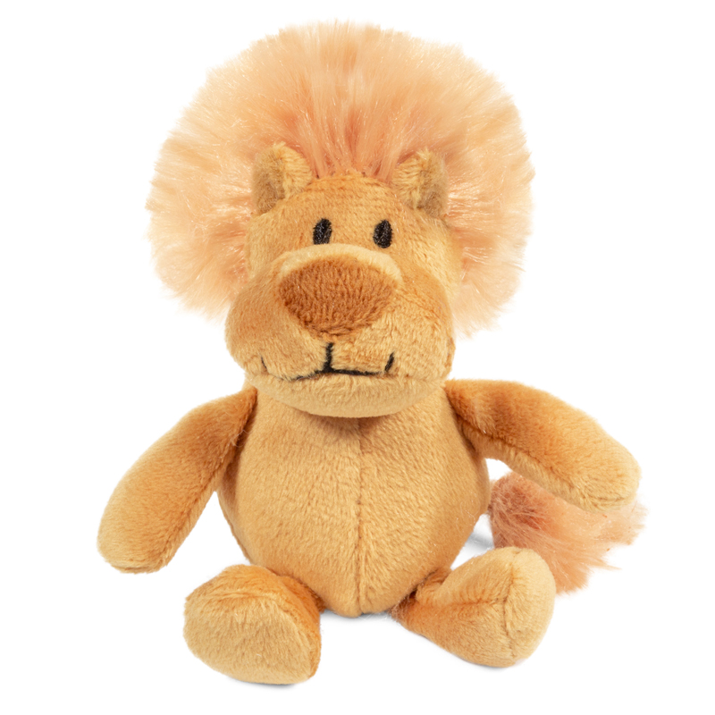 GiGwi Игрушка для собак Лев с пищалкой 13см, серия PLUSH FRIENDZ