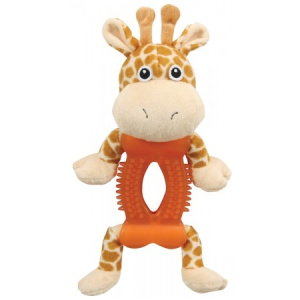 Zolux Игрушка плюшевая для собак "Жираф", 17 см