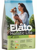 Elato Holistic Lite Adult Dog Mini Breed Chicken & Turkey сухой корм для взрослых собак мелких пород с курицей и индейкой, 