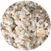 Биодизайн Грунт Мрамор белый 3-5 мм. Пакет 4л. 5кг