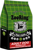 ZOORING ADULT DOG Сухой корм для взрослых собак всех пород Телятина и рис с хондропротектерами,