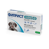 KRKA Фиприст Комбо капли против клещей и блох для собак 20-40 кг, 2,68 мл