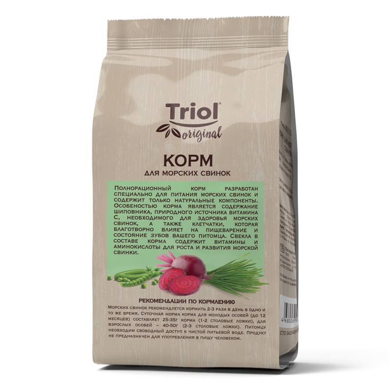 Triol Корм для морских свинок, 450г, Original