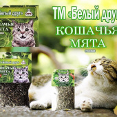 Белый друг Кошачья Мята сушеная 25 г