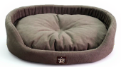 Дружок Лежанка овальная с подушкой большая 34/2 56х45х17