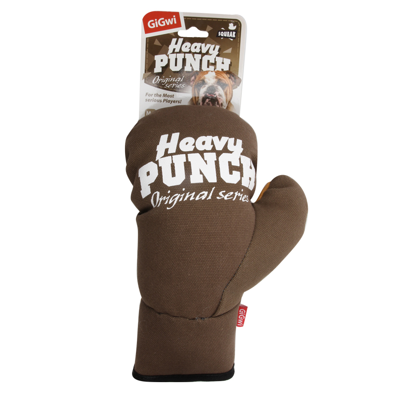 GiGwi Игрушка для собак Боксерская перчатка с пищалкой 23см, серия HEAVY PUNCH