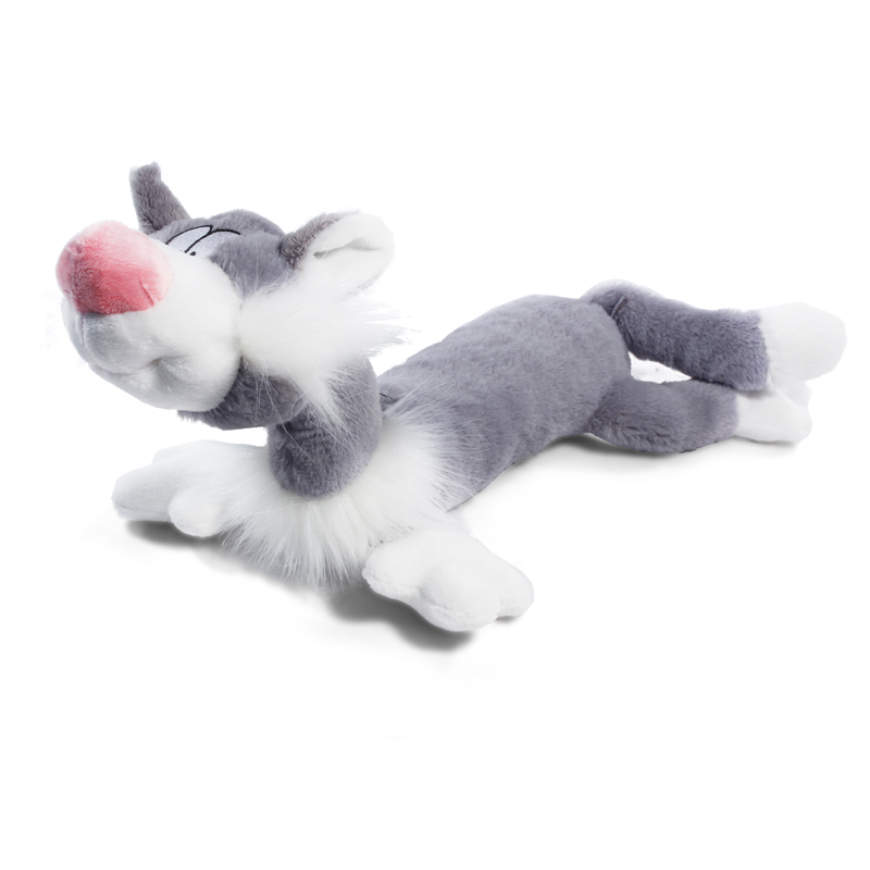 GiGwi Игрушка для собак Кот с пищалками 63см, серия PLUSH FRIENDZ