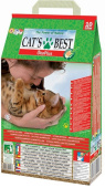 CAT'S BEST Eko plus, древесный комкующийся наполнитель для кошек, 10 л/ 4.3 кг