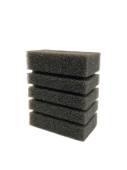 Россия Губка прямоугольная серая Турбо №7, 8х8х10 см
