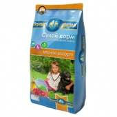 Верные друзья сухой корм для собак всех пород (мясное ассорти),