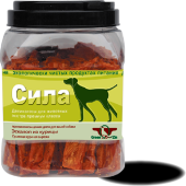 Грин Кьюзин Лакомство для собак СИЛА, Сушеная куриная вырезка, 750 г