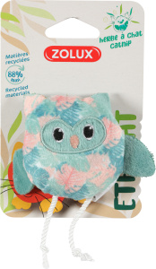 Zolux Игрушка для кошек с кошачьей мятой "Совенок", 9 см