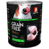 Зоогурман Grain Free, консервы для собак, Кролик, 350 г