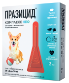 Apicenna Празицид-Комплекс НЕО капли для собак и щенков от 10 до 20 кг, 1пип. 2 мл.