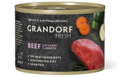GRANDORF FRESH консервы для собак Паштет из говядины с цукини и морковью 200 г