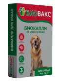 БиоВакс био-капли на холку для собак антипаразитарные от блох и клещей 3 пипетки 