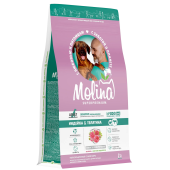 Molina Adult Sensitive. Сухой корм с индейкой и телятиной для взрослых собак средних и крупных пород