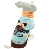 Triol Свитер "Собачка" XXL, голубой, размер 45см