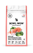 BOWL WOW Fresh Meat Корм сухой с лососем, белой рыбой и брокколи для стерилизованных кошек, 4 кг