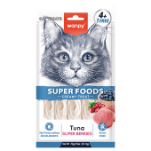 Wanpy Cat для кошек «нежное пюре» из тунца и ягодами 70 г