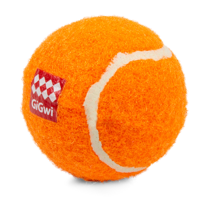 GiGwi Игрушка для собак Три мяча с пищалкой маленькие 4,8см, серия CATCH & FETCH