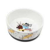 Triol СОЮЗМУЛЬТФИЛЬМ Миска для животных керамическая на резинке "Волк", 0.45л