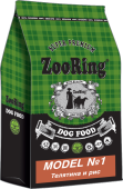 ZOORING ADULT DOG MODEL №1 Сухой корм для взрослых собак всех пород Модель №1 Телятина и рис с хондропротекторами,