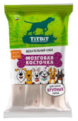 TiTBiT Мозговая косточка Лакомство для собак крупных пород, 210 г  27875 