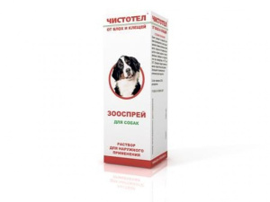Чистотел Спрей от блох и клещей, для собак, 100 мл