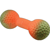 Зооник Игрушка для собак Гантель вафельная малая, 15 см