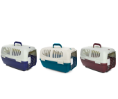 Triol Переноска для животных c металлической дверцей "Спутник" S, темно-зеленая, 480*290*280мм, серия TRAVEL