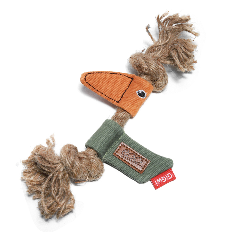 GiGwi Игрушка для собак Птичка 16см, серия CATCH & FETCH ECO