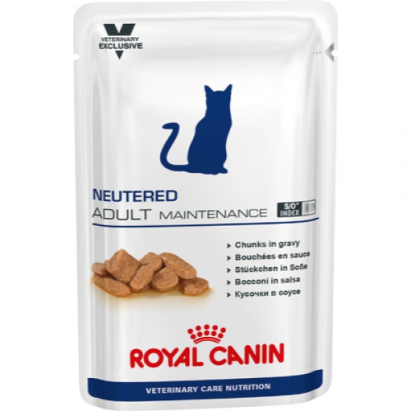 Royal Canin Neutered Adult Maintenance, консервы для стерилизованных кошек и кастрированных котов, с нормальным весом, 85 г