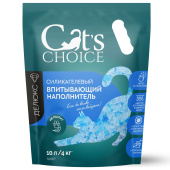  Силикагелевый впитывающий наполнитель Cat's choice с синими гранулами