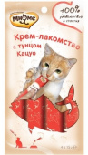Мнямс Крем-лакомство с тунцом Кацуо БЛИСТЕР 15 г*4шт
