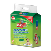 Mr.Fresh Start, пеленки для приучения собак и кошек к туалету, 40*60 см, 15 шт.