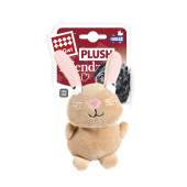 GiGwi Игрушка для собак Кролик с пищалками 18см, серия PLUSH FRIENDZ,